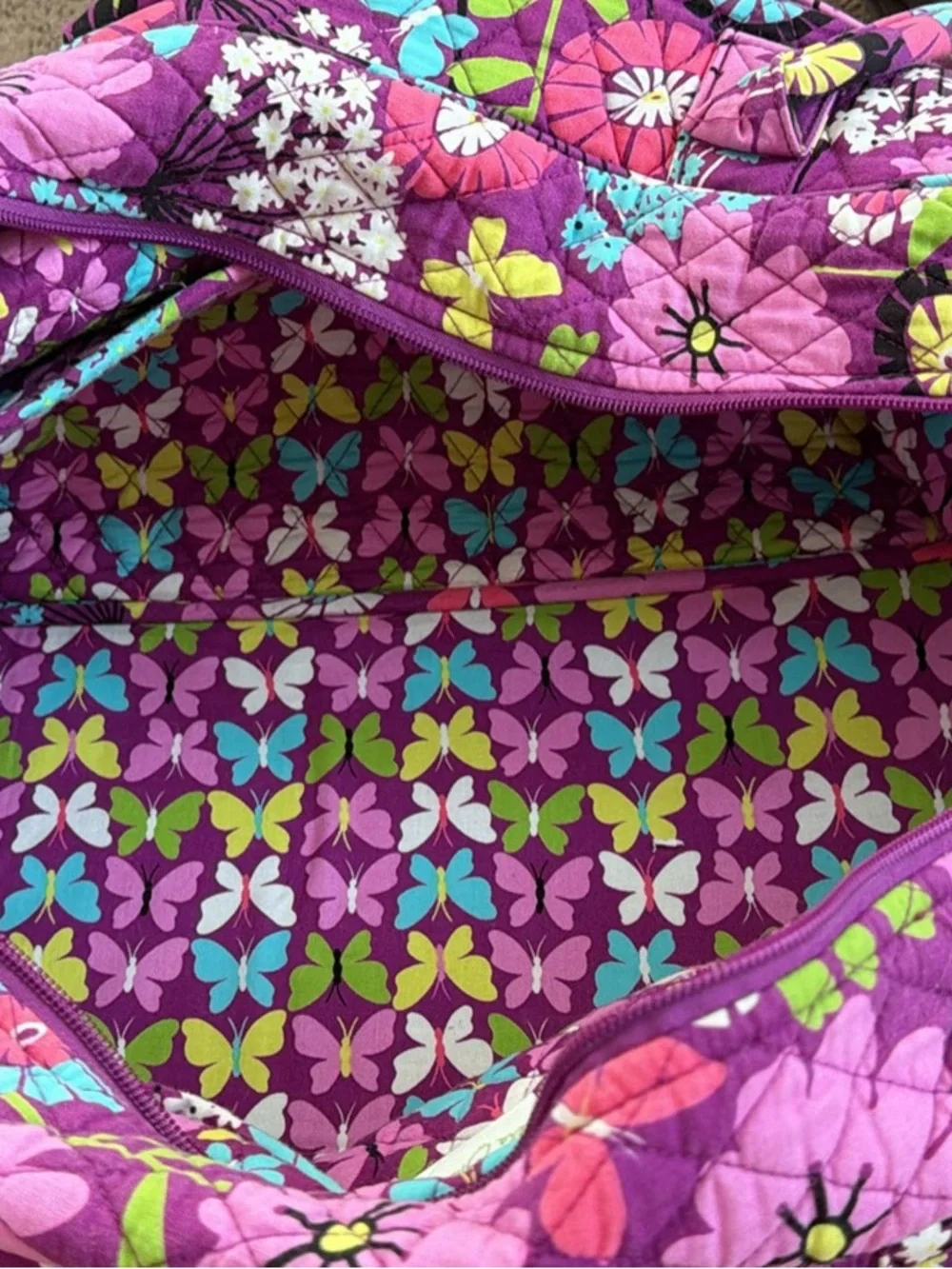 Vera Bradley bright floral